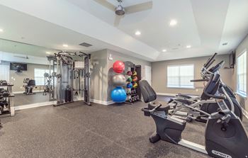 Updated Fitness Center with New Equipment at Indigo Apartments, Gainesville